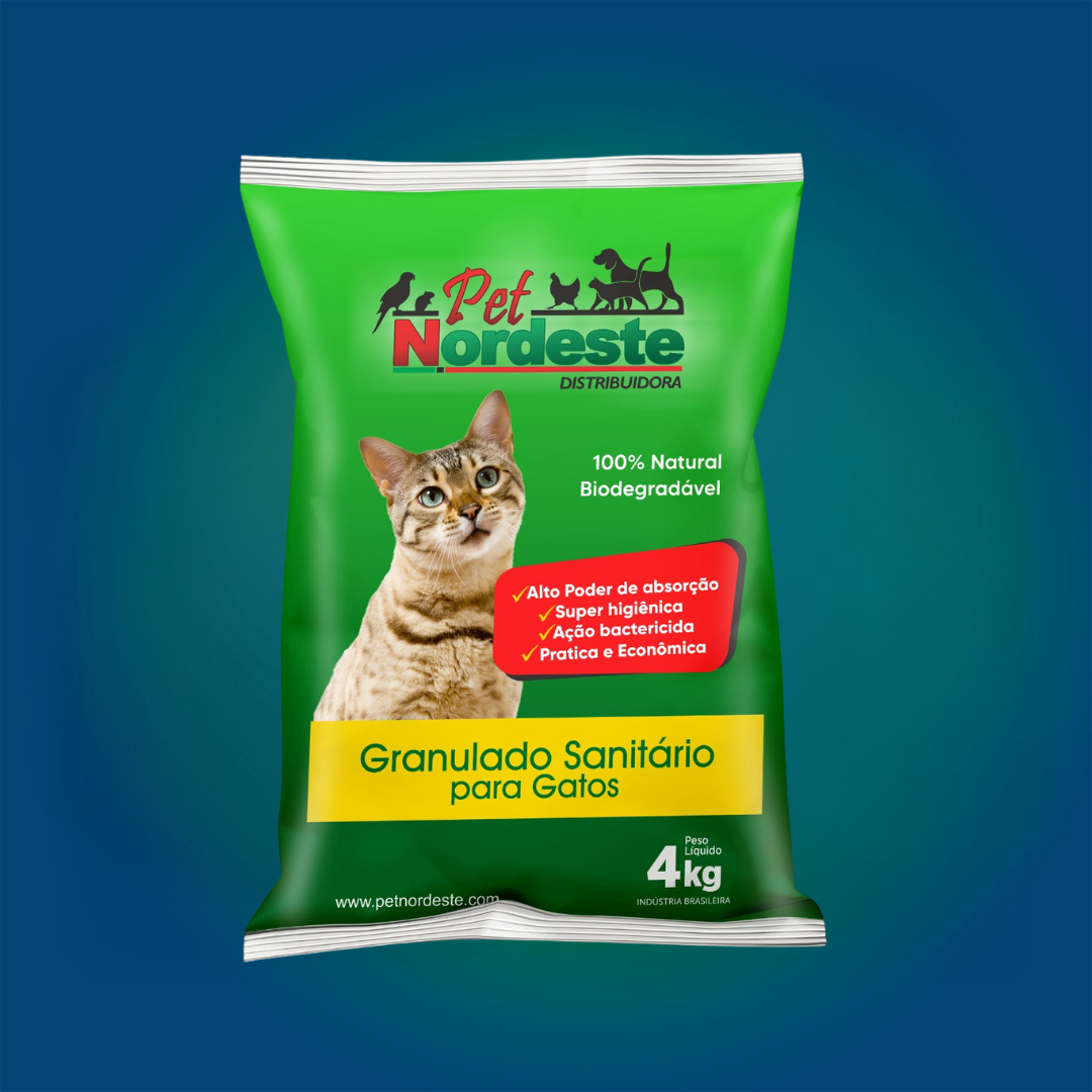 Areia Higiênica 4KG Pet Nordeste