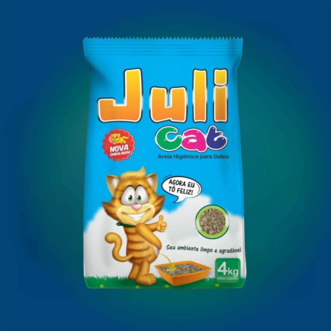 Areia Higiênica 4KG Juli Cat