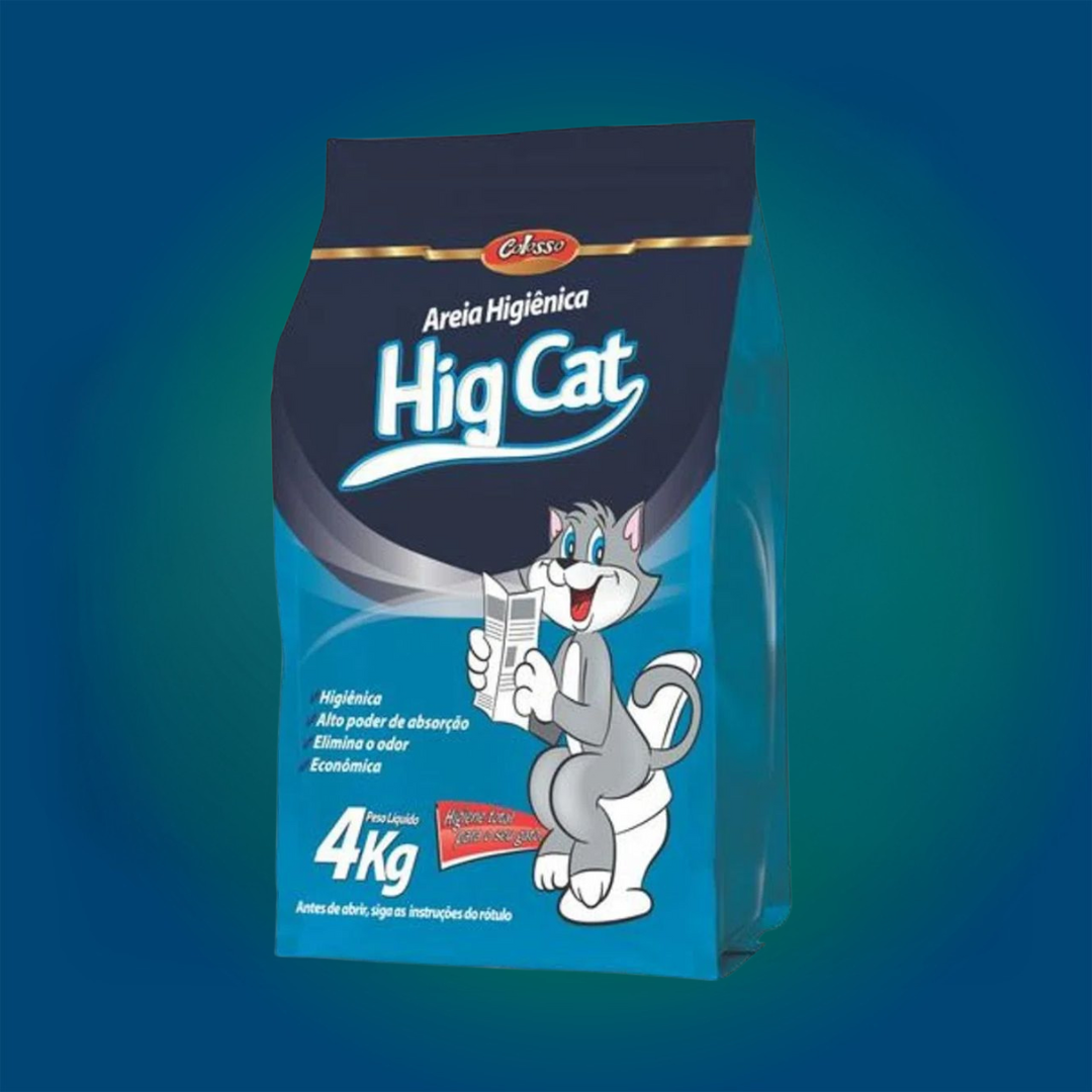 Areia Higiênica 4KG HigCat